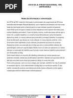 Redes de Informação e Comunicação