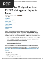 Tutorial - Use EF Migrations in An ASP - NET MVC App and Deploy To Azure - Microsoft Docs