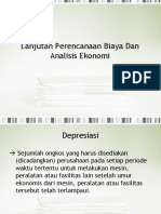 Perencanaan Biaya Dan Analisis Ekonomi