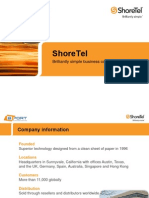 Shoretel: Brilliantly Simple Business Communication