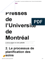 L'art de Soigner en Soins Palliatifs - 2. Le Processus de Planification Des Soins - Presses de L'université de Montréal