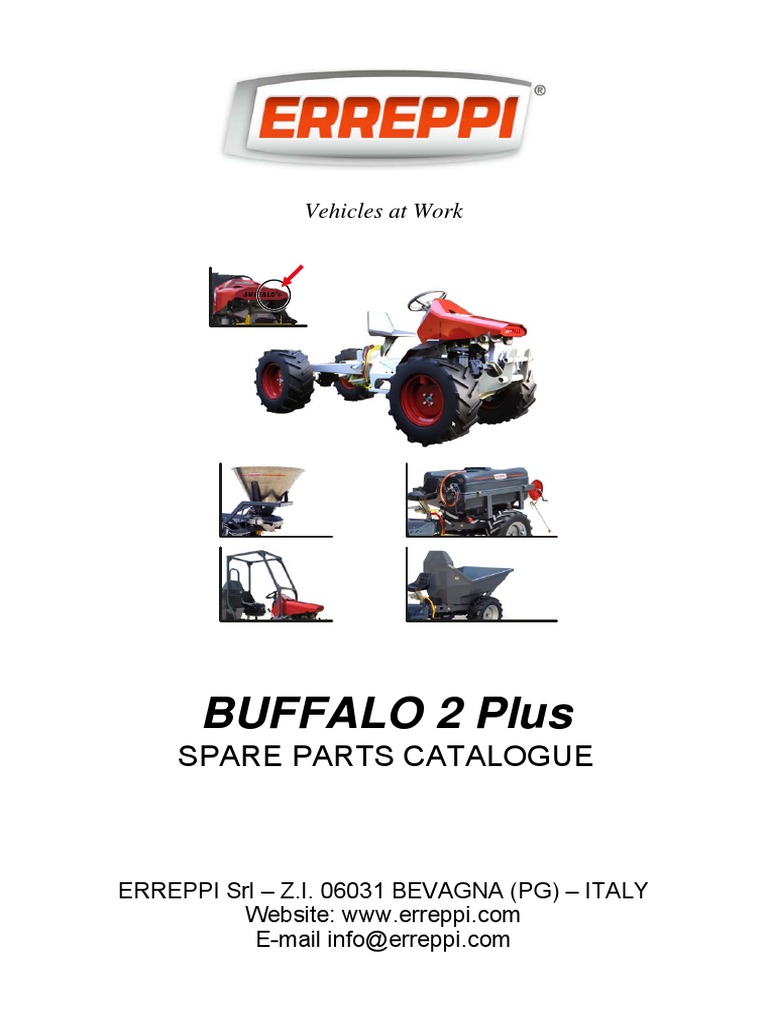 Buffalo 2 Plus Spare Parts Catalog | PDF | Steering | Machines