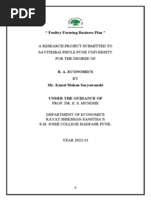 Poultry Farming Business Plan Project Title Page (2)- Copy