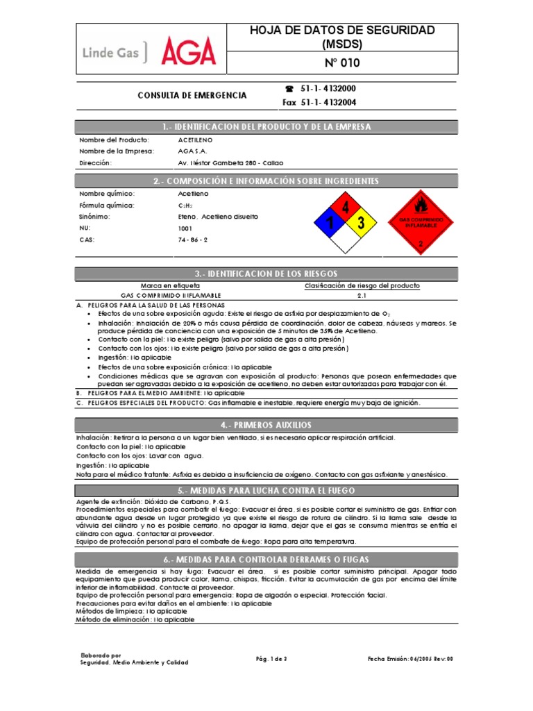 Acetylene | PDF