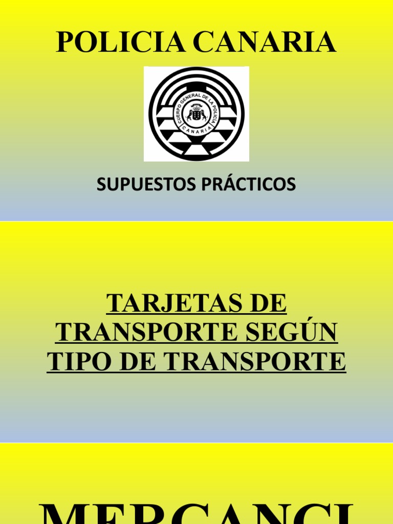 Tarjetas de Transporte PDF