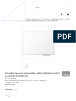 PIZARRA BLANCA MELAMINA NOBO ESSENCE MA... 120X90 CM - Folder, Líder en Papelería