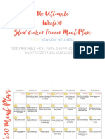 Whole30 Slow Cooker Freezer Meal Plan From New Leaf Wellness