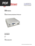 MXR Serial Protocol