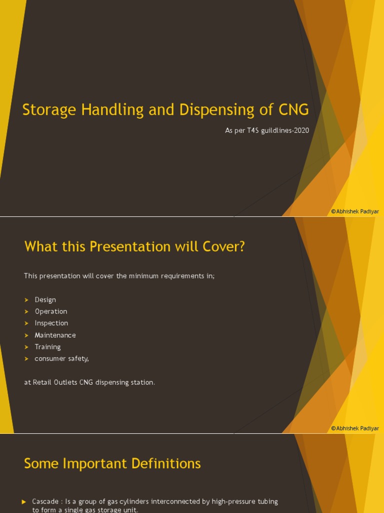 CNG Storage and Dispensing Guidelines | PDF | Pipe (Fluid Conveyance ...