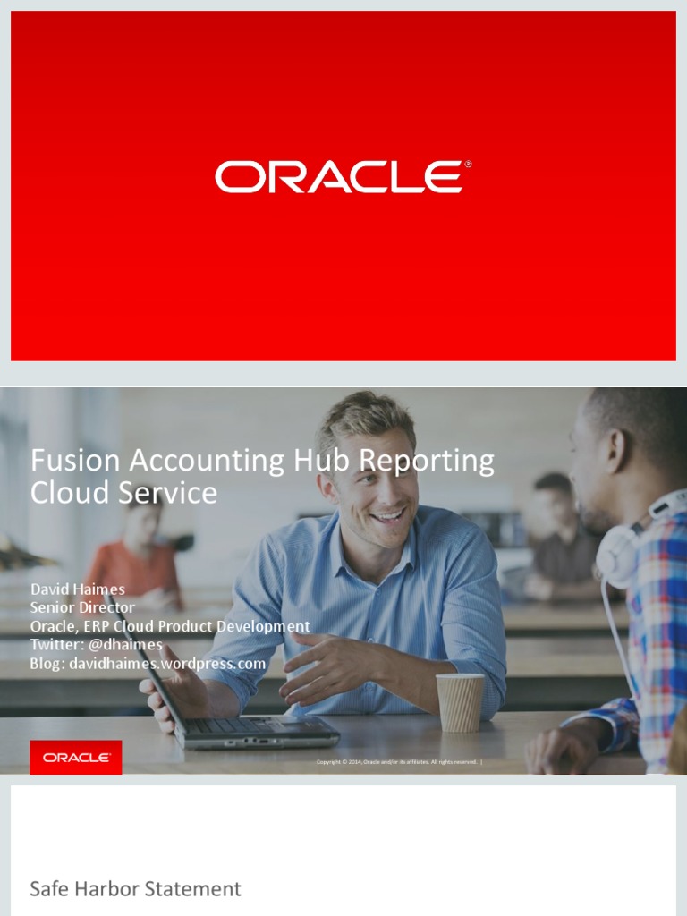 Fusion Accounting Hub Reporting Cloud Service | PDF | Cloud Computing ...