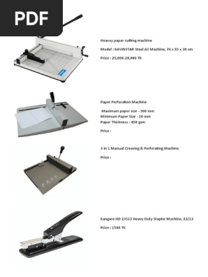 Heavy Paper Cutting Machine