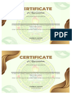 Cert. of Parent