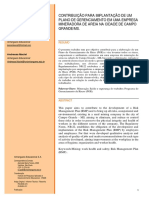 Ntribuição para Implantação de Um Plano de Gerenciamento em Uma Empresa Mineradora de Areia Na Cidade de Campo Grande/ms.