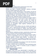 RESUMO BIOÉTICA