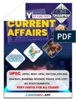 5 June 2023 Current Affairs in English