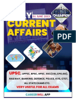 1 June - 7 June 2023 Current Affairs in English