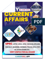 3 June 2023 Current Affairs in English