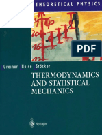 (Classical Theoretical Physics) Walter Greiner, Ludwig Neise, Horst Stöcker, D. Rischke - Thermodynamics and Statistical Mechanics-Springer-Verlag (2001)
