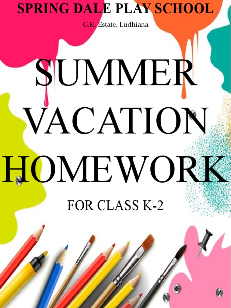Summer Vacation (Updated) PDF