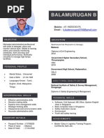 Balamurugan Administrative Officer CV