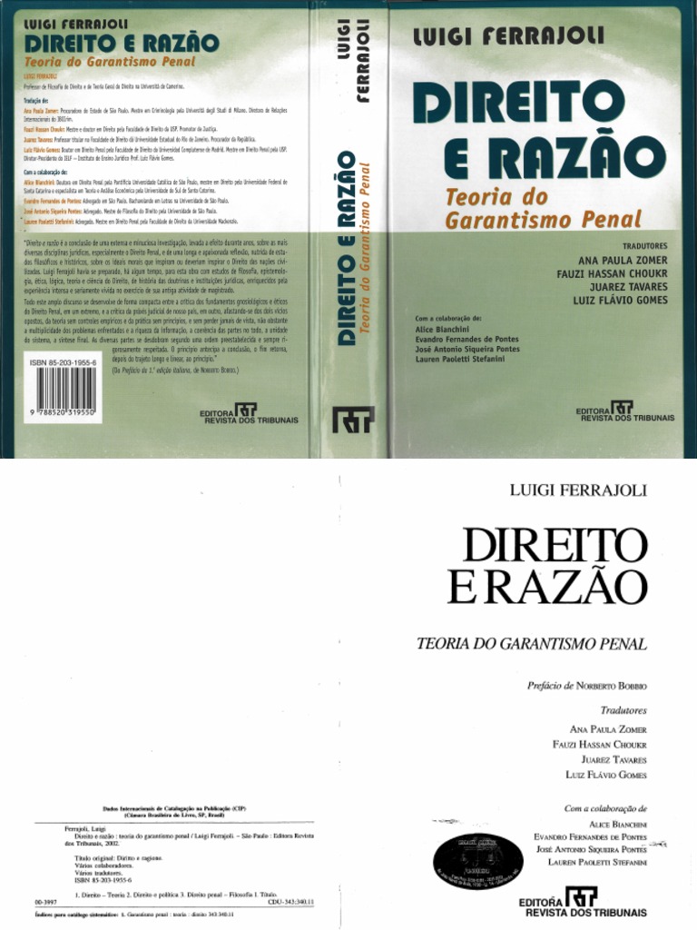 Direito e Razão Teoria Do Garantismo Penal by Luigi Ferrajoli | PDF