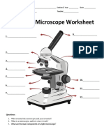 Microscope Answer Sheet