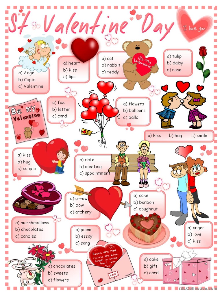 St Valentine S Day Quiz Pdf