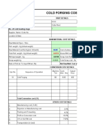 94.cold Forging Cost Estimation Sheet