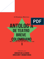 Antología de Teatro Breve Colombiano Tomo 1 