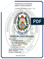 Biogeografia Del Chaco de Bolivia