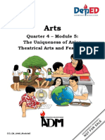 Arts 8 Q4 M5 The Uniquenessof Asian Theatrical Arts and Festivals
