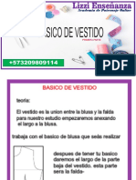 Basico de Vestido Instructivo PRIMERA PARTE