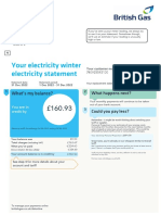 Your Electricity Winter Electricity Statement: What's My Balance?