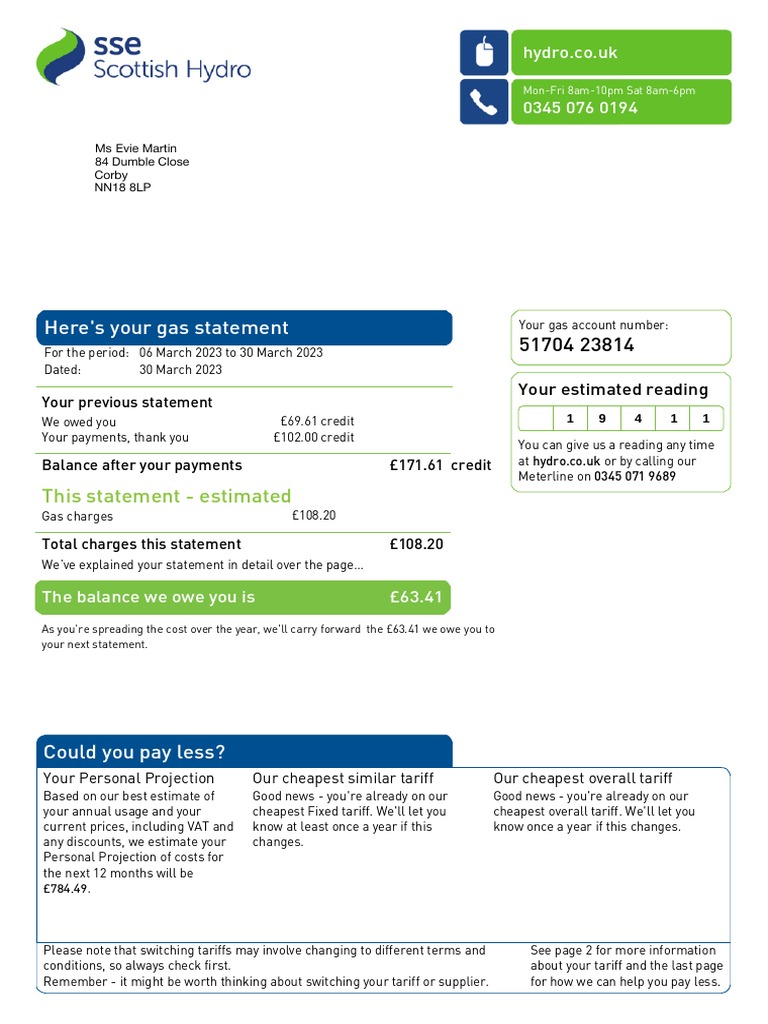 United Kingdom Scottish Hydro | PDF | Economies | Market (Economics)