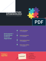 Desain Studi Epidemiologi