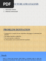 Data Structure and Analysis