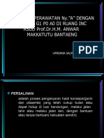 Asuhan Keperawatan Ny."A" Dengan Inpartu G1 P0 A0 Di Ruang Inc RSUD Prof - Dr.H.M. ANWAR Makkatutu Bantaeng