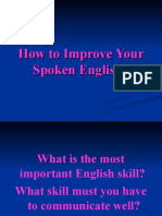 How To Improve Your Spoken English