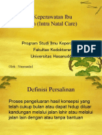 Asuhan Keperawatan Ibu Melahirkan (Intra Natal Care)