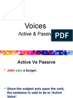 Active & Passive Voice