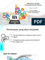 Mekanisme Ekspor Konvensional Dan Online Makassar