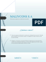 Presentación de MALIVCONS S.A.