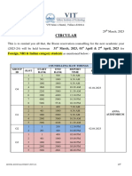 MH - Room Allotment Policy 2023 - 24 (NRI and Inidan)