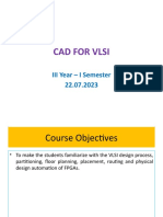 CAD VLSI Overview