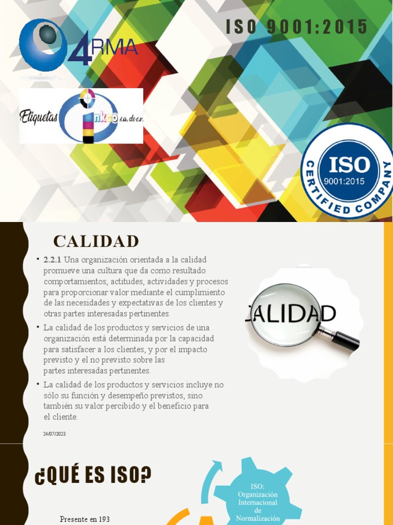Toma de decisiones en ISO 9001:2015 | PDF | Calidad (comercial ...