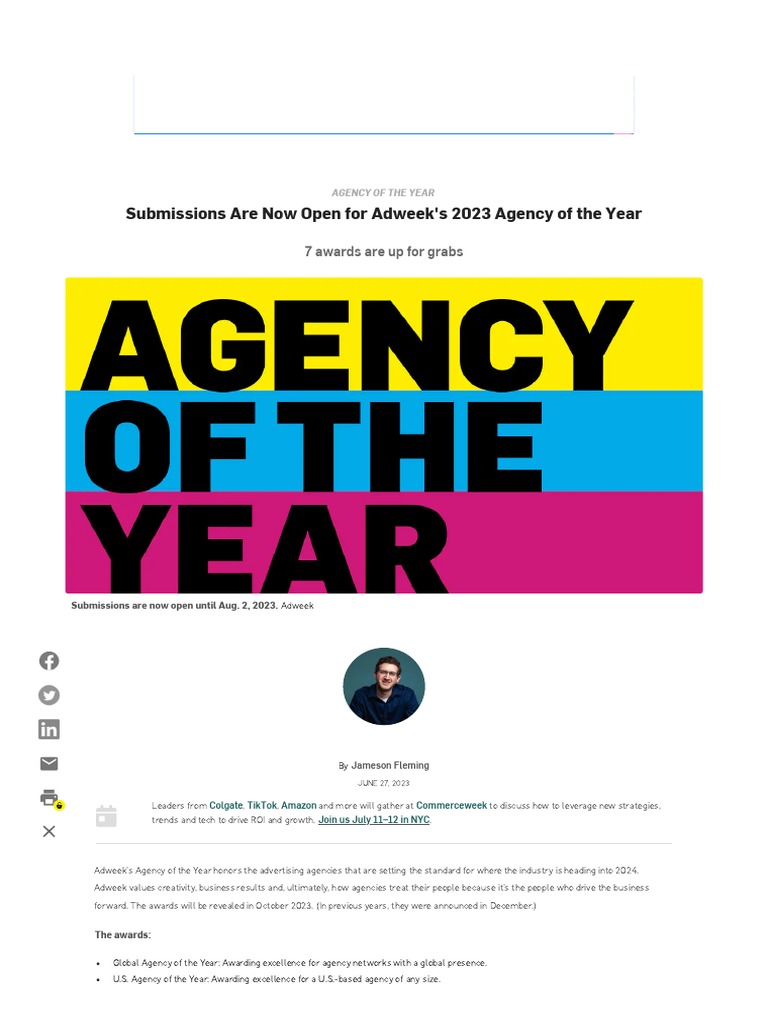 ADWEEK270623 Submissions Adweek 2023 Agencyofthe Year PDF Mass