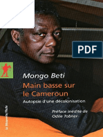 Main Basse Sur Le Cameroun Autopsie D - Une Décolonisation