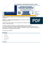 Prova - Estudo Contemporâneo e Transversal Administração de Conflito - 53-2023