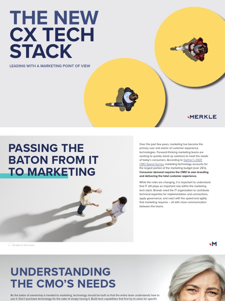 MERKLE The New CX Tech Stack 2021 | PDF | Analytics | Marketing