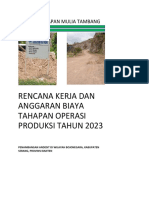 Dokumen RKAB OP SPMT 2023